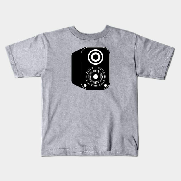 Speaker Icon Kids T-Shirt by THP Creative